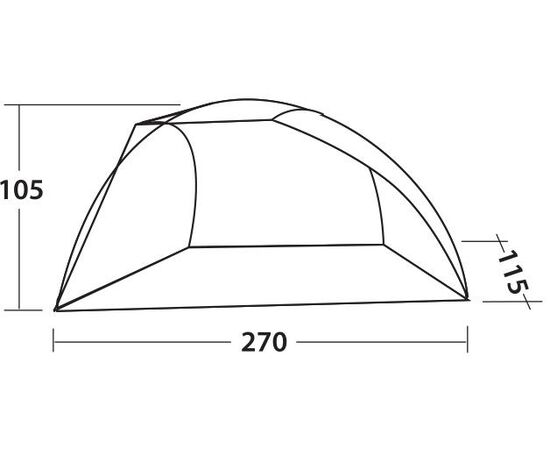 Купить Намет пляжний Easy Camp Beach Grey/Sand (120429), фото , изображение 3, характеристики, отзывы