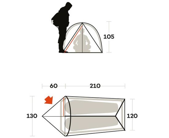 Купить Намет двомісний Ferrino Thar 2 Sand (91040NSS), фото , изображение 5, характеристики, отзывы