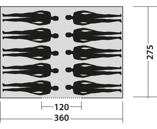 Придбати Намет десятимісний Easy Camp Moonlight Cabin Grey (120444), image , зображення 21, характеристики, відгуки