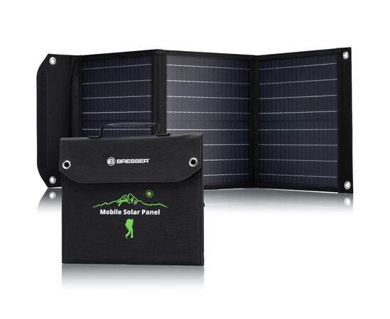 Купить Портативний зарядний пристрій сонячна панель Bresser Mobile Solar Charger 40 Watt USB DC (3810040), фото , характеристики, отзывы