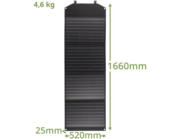 Придбати Портативний зарядний пристрій сонячна панель Bresser Mobile Solar Charger 120 Watt USB DC (3810070), image , зображення 4, характеристики, відгуки