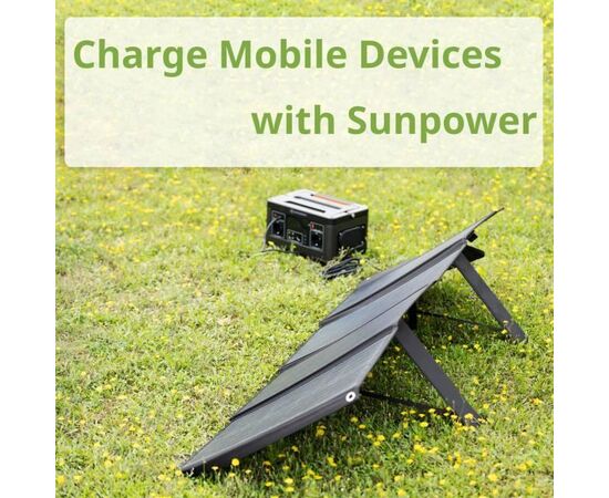 Придбати Портативний зарядний пристрій сонячна панель Bresser Mobile Solar Charger 120 Watt USB DC (3810070), image , зображення 10, характеристики, відгуки