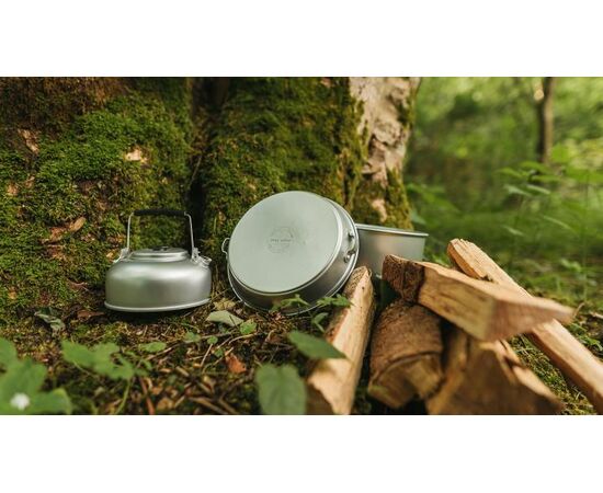 Купить Набір туристичного посуду Easy Camp Adventure Cook Set M Silver (580038), фото , изображение 2, характеристики, отзывы