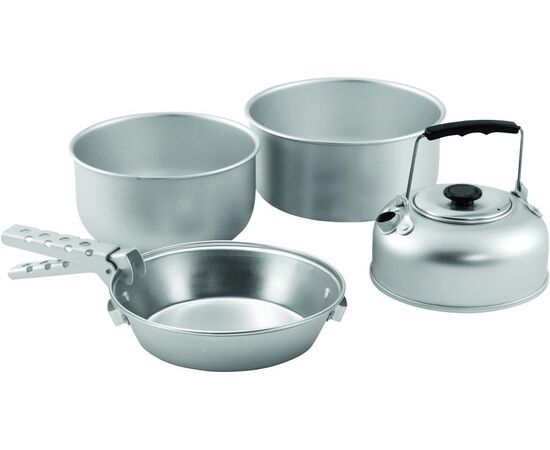 Купить Набір туристичного посуду Easy Camp Adventure Cook Set L Silver (580039), фото , характеристики, отзывы