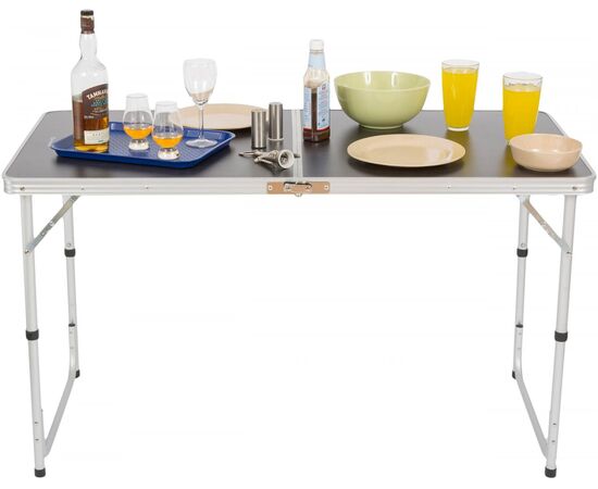 Купить Стіл розкладний Highlander Compact Folding Table Double Grey (FUR077-GY), фото , изображение 4, характеристики, отзывы