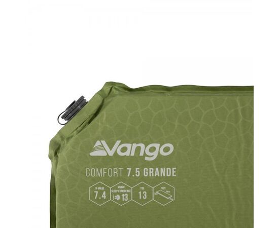 Купить Килимок самонадувний Vango Comfort 7.5 Grande Herbal (SMQCOMFORH09M1K), фото , изображение 3, характеристики, отзывы