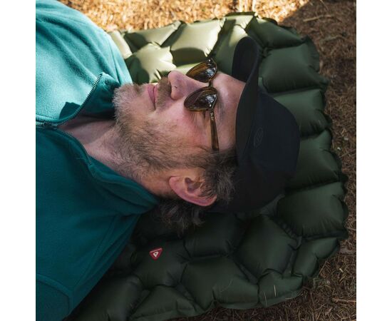 Купить Килимок надувний Highlander Nap-Pak Inflatable Sleeping Mat PrimaLoft 5 cm Olive (AIR072-OG), фото , изображение 8, характеристики, отзывы