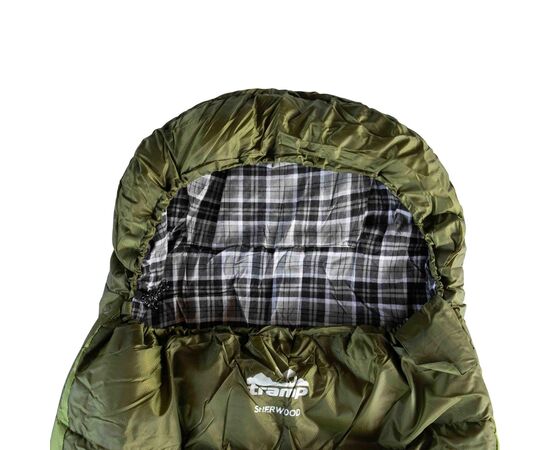 Купить Спальный мешок Tramp Sherwood Regular одеяло левый dark-olive/grey 220/80 UTRS-054R, фото , изображение 4, характеристики, отзывы