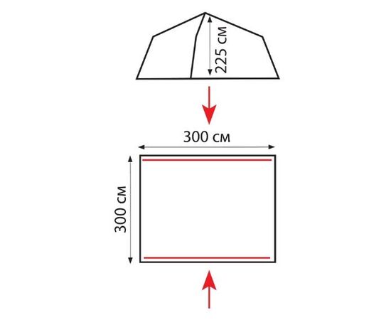 Купить Шатер Tramp Bungalow Lux (V2), фото , изображение 2, характеристики, отзывы