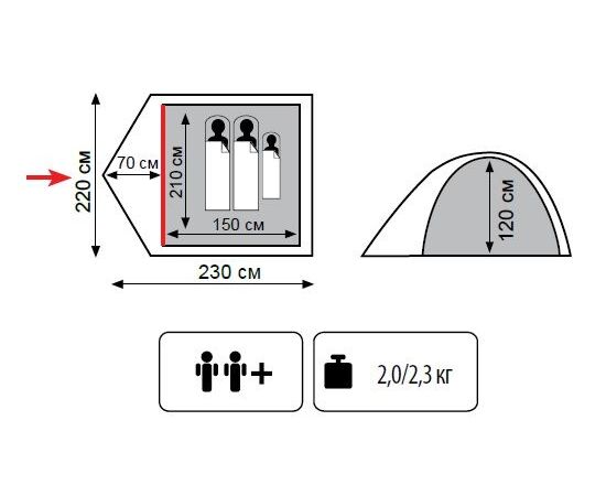 Придбати Намет Totem Tepee, image , зображення 3, характеристики, відгуки