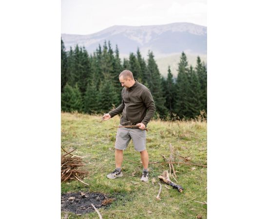 Придбати Кофта флісова Tribe Fleece Jacket Full Zip T-KJ-0011-olive, 46, image , зображення 4, характеристики, відгуки