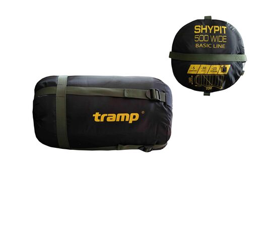 Купить Спальный мешок Tramp Shypit 500XL одеяло с капюшом левый olive 220/100 UTRS-062L, фото , изображение 4, характеристики, отзывы