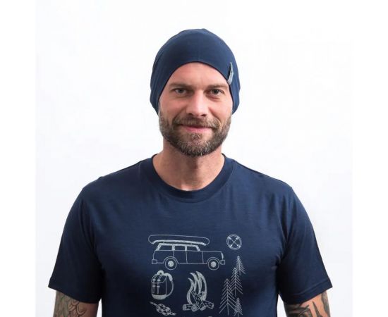 Купить Шапка Sensor Merino Active deepblue 25200091, SU32MA-deep-blue-M, фото , изображение 2, характеристики, отзывы