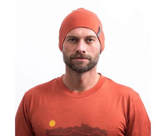 Купить Шапка Sensor Merino Active terracota 25200090, SU32MA-terracotta-M, фото , изображение 2, характеристики, отзывы
