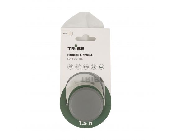 Купить Пляшка Tribe Soft Bottle 1,5 л TPU м'яка T-FE-0024-crystal-white, фото , изображение 4, характеристики, отзывы