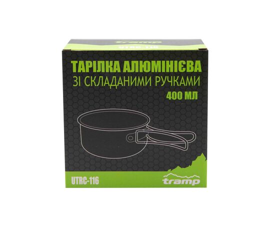 Купить Тарелка TRAMP анодированная со складными ручками 400мл UTRC-116, фото , изображение 2, характеристики, отзывы