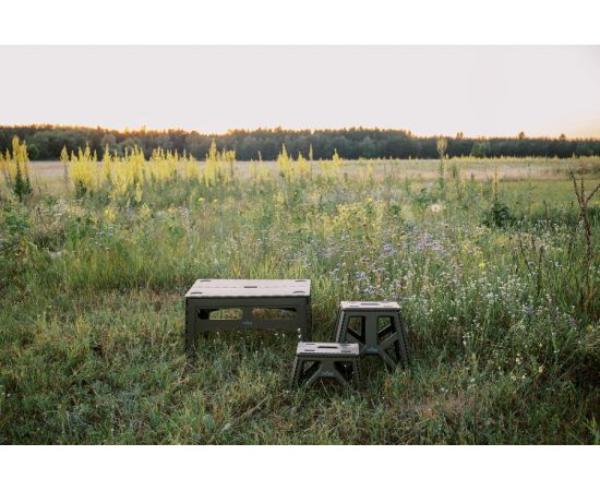 Придбати Стілець Tribe Camp Chair Low пластиковий T-EF-0001-olive, image , зображення 15, характеристики, відгуки