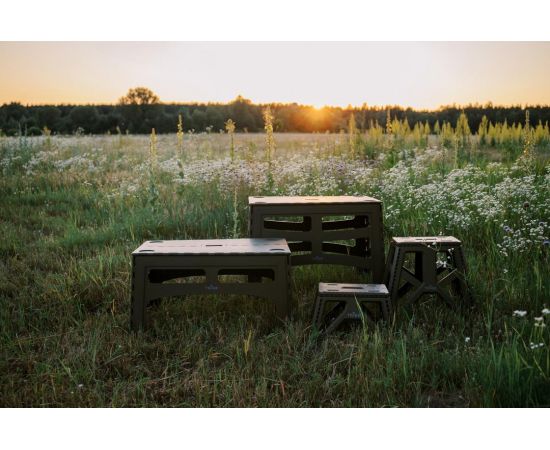 Придбати Стілець Tribe Camp Chair Low пластиковий T-EF-0001-olive, image , зображення 17, характеристики, відгуки