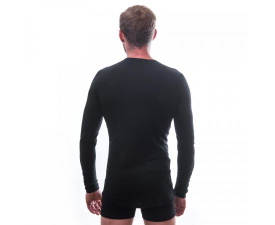 Купить Термофутболка чоловіча Sensor Merino DF LS black 15100021, SM11M-black-M, фото , изображение 4, характеристики, отзывы