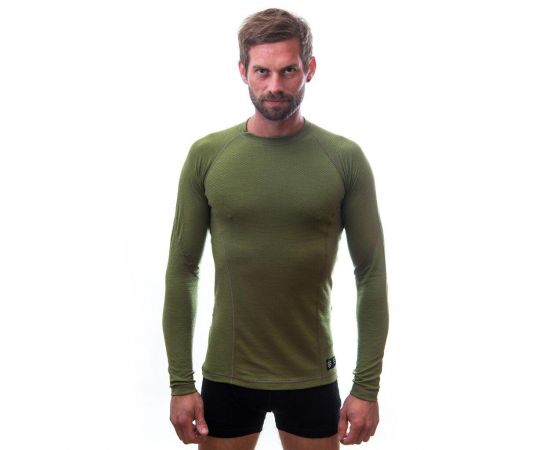 Купить Термофутболка чоловіча Sensor Merino DF LS safari 17200031, SM11M-safari-XL, фото , изображение 3, характеристики, отзывы