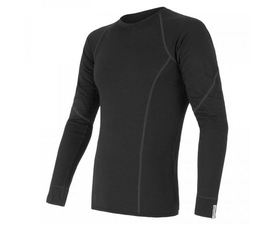 Купить Термофутболка чоловіча Sensor Merino Active LS black 11109033, SM11MA-black-M, фото , характеристики, отзывы