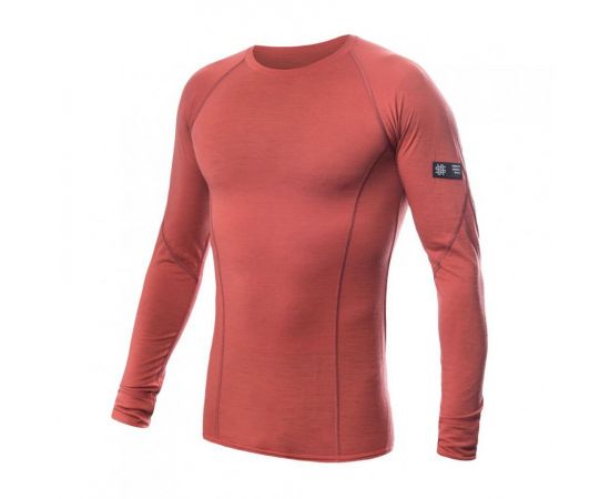 Придбати Термофутболка чоловіча Sensor Merino Active LS terracotta 23200037, SM11MA-terracotta-M, image , характеристики, відгуки