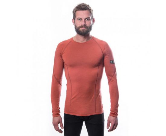 Придбати Термофутболка чоловіча Sensor Merino Active LS terracotta 23200037, SM11MA-terracotta-M, image , зображення 3, характеристики, відгуки