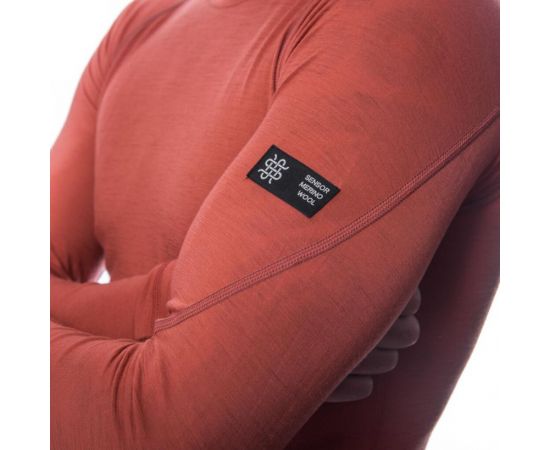 Придбати Термофутболка чоловіча Sensor Merino Active LS terracotta 23200037, SM11MA-terracotta-M, image , зображення 5, характеристики, відгуки