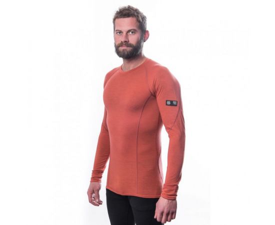 Придбати Термофутболка чоловіча Sensor Merino Active LS terracotta 23200037, SM11MA-terracotta-XXL, image , зображення 2, характеристики, відгуки