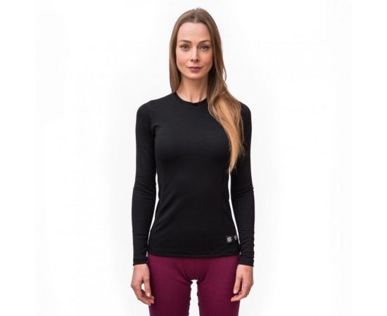 Придбати Термофутболка жіноча Sensor Merino DF LS black 15100029, SW11M-black-L, image , зображення 3, характеристики, відгуки