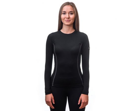 Придбати Термофутболка жіноча Sensor Merino Active LS black 11109024, SW11MA-black-L, image , зображення 3, характеристики, відгуки