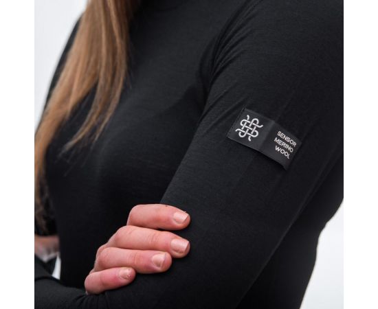 Придбати Термофутболка жіноча Sensor Merino Active LS black 11109024, SW11MA-black-M, image , зображення 5, характеристики, відгуки