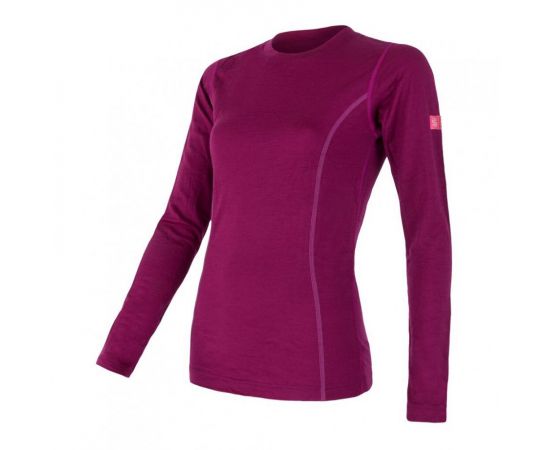 Придбати Термофутболка жіноча Sensor Merino Active LS lilla 12110027, SW11MA-lilla-L, image , характеристики, відгуки