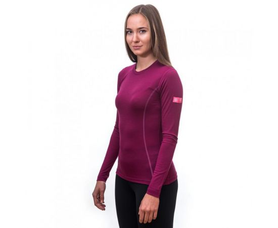 Придбати Термофутболка жіноча Sensor Merino Active LS lilla 12110027, SW11MA-lilla-L, image , зображення 2, характеристики, відгуки