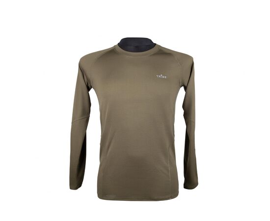 Придбати Футболка Tribe Coolpass LS T-KI-0007-olive, 2XL, image , характеристики, відгуки