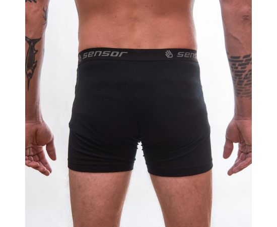 Купить Термотруси чоловічі Sensor Merino Active black 12110021, SM21MA-black-M, фото , изображение 2, характеристики, отзывы
