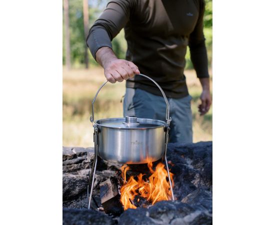 Купить Казанок Tribe Fire Pot 5,4 л сталевий T-FH-0006-metal, фото , изображение 10, характеристики, отзывы