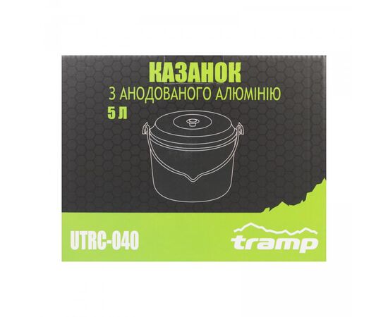 Купить Котел Tramp анодированный с крышкой 5л UTRC-040, фото , изображение 6, характеристики, отзывы