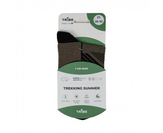 Купить Шкарпетки Tribe Trekking Summer T-KB-0005-olive , 44-46, фото , изображение 10, характеристики, отзывы